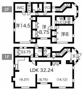 上菅グランドヒルズの間取り