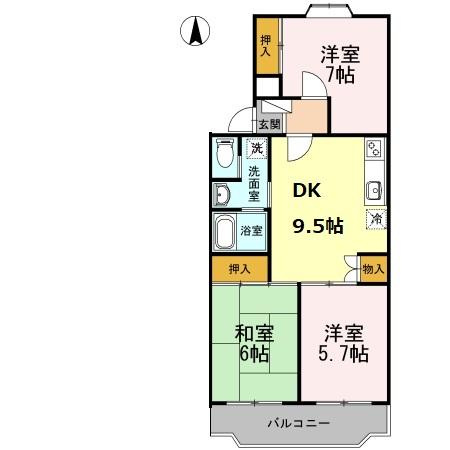 ウエストヒル湘南台の間取り