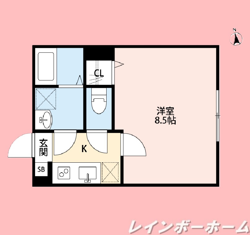 特典：仲介手数料が半額です!!の間取り