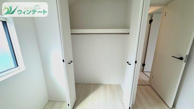 取手市新取手1丁目01期　新築戸建の収納|各部屋に収納スペースを確保。衣類や日用品をすっきり整理でき、居室を広く使えます。