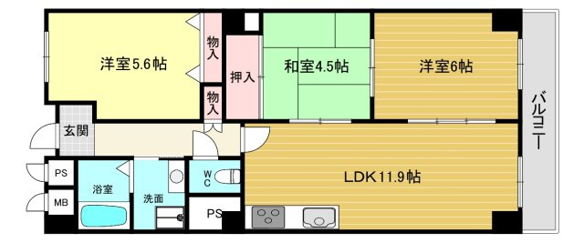 【間取り】 | シーアイマンション高座