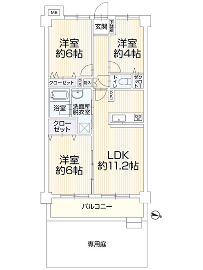 【間取り】 | ○●ダイアパレス湘南・虹ケ浜オーシャンビュー●○