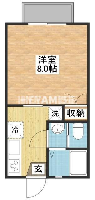 コーポ中尾の間取り