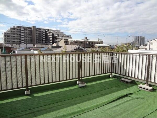 住之江区御崎8丁目3階戸建てのバルコニー