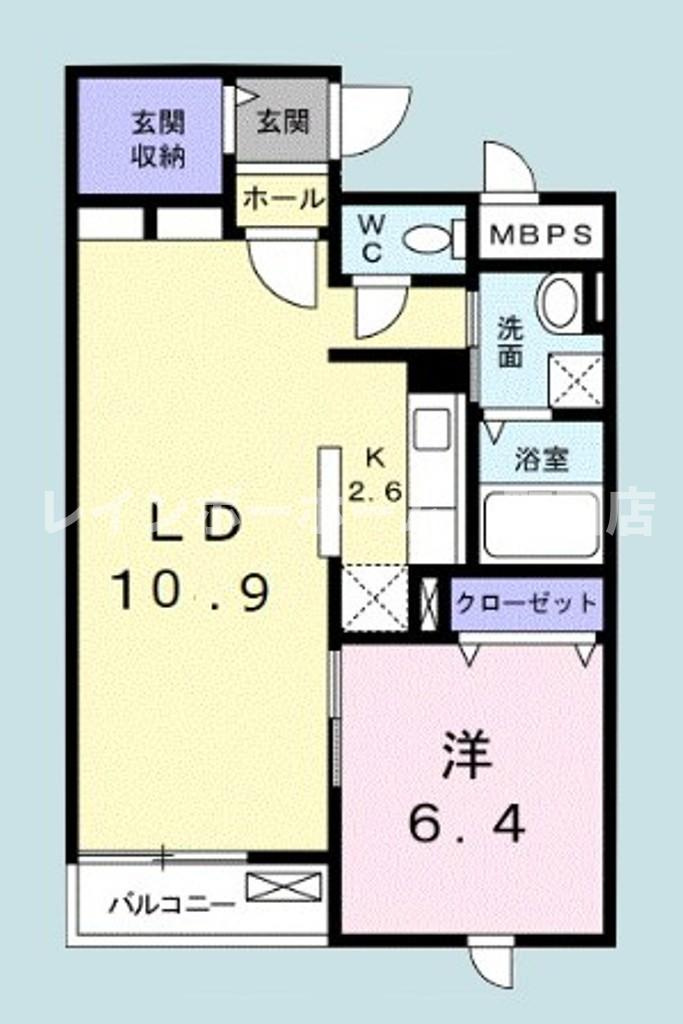 スカイホーム　グリーンヒル※初期費用分割あと払いサービス利用可能物件の間取り