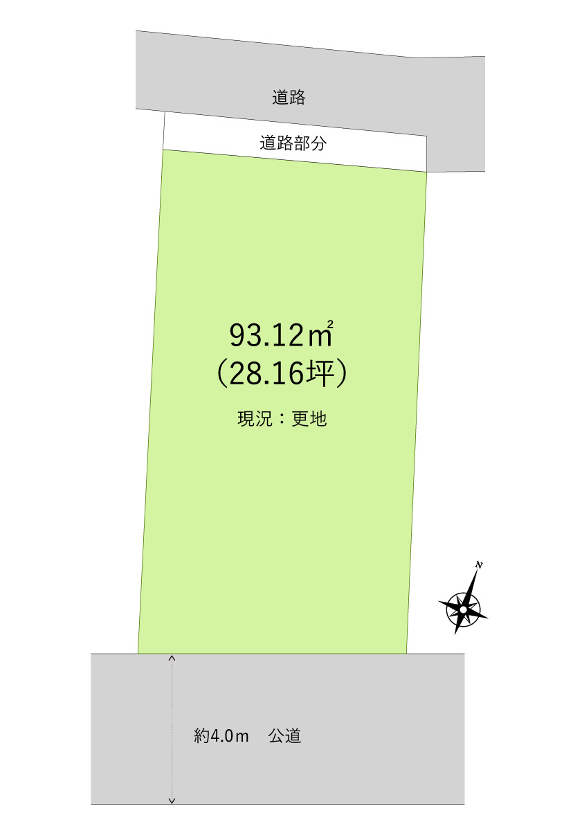 富士見市鶴瀬西３丁目の売地