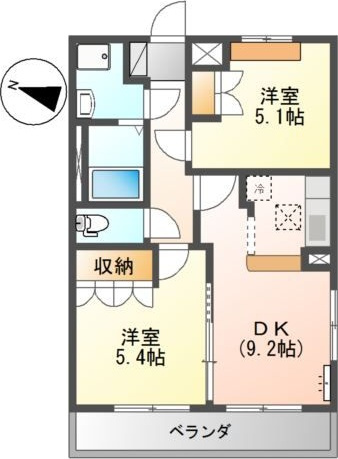 イーストリバーⅢの間取り