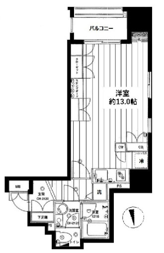 アクシア新宿御苑の間取り|アクシア新宿御苑