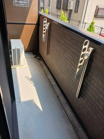 ベルクワルツ座間のバルコニー