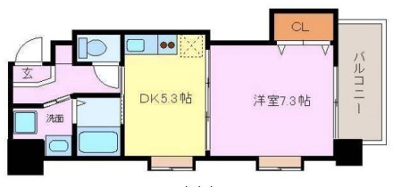 プリエール石津の間取り