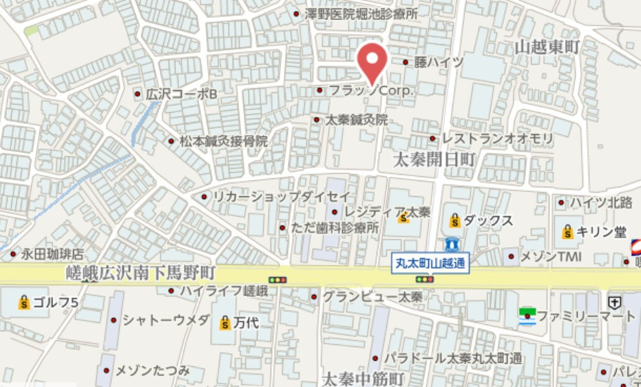 京都市右京区太秦堀池町　新築戸建の地図