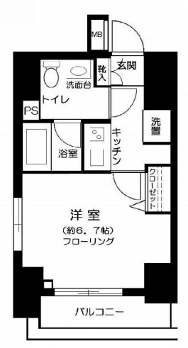 プレール・ドゥーク西横浜の間取り