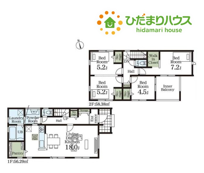 寄居町富田　新築一戸建て　リーブルガーデン　01の間取り