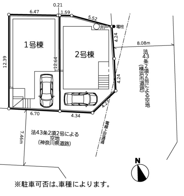 泉区上飯田町 新築戸建 3980万円の区画図