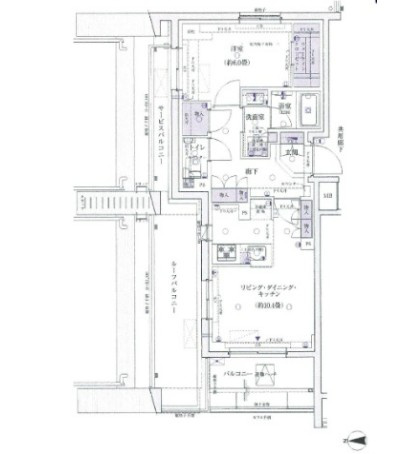 レジデンシャル池袋本町の間取り