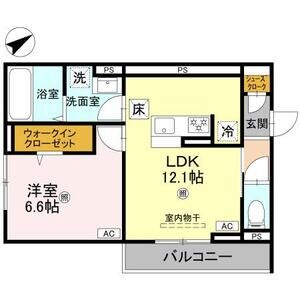 【間取り】 | アルタ若竹ビュー | お部屋の間取りです