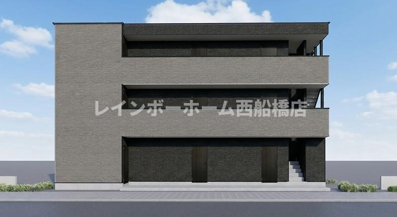 フクテラス行徳駅前の外観パース