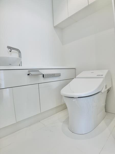ザ・パークハウス　晴海タワーズ　クロノレジデンスのトイレ|シンプルで使いやすいトイレです