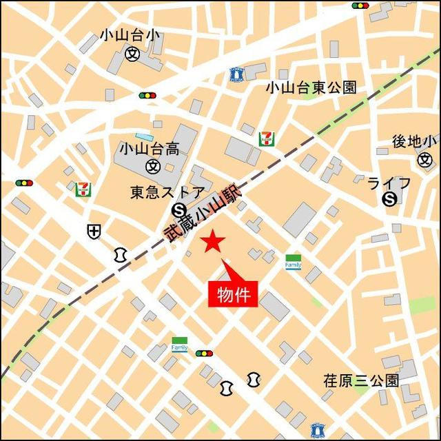 パークシティ武蔵小山　ザ　レジデンスの地図