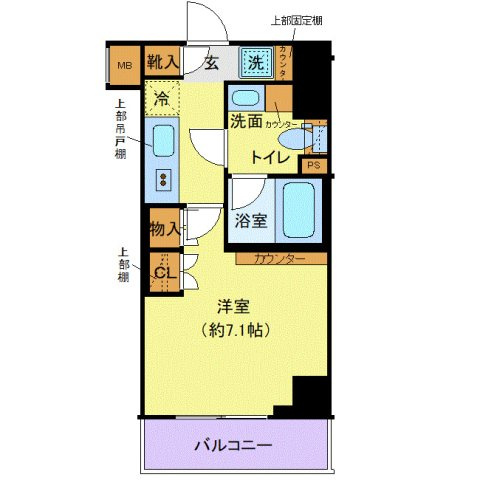 クレヴィスタ大島Ⅰの間取り