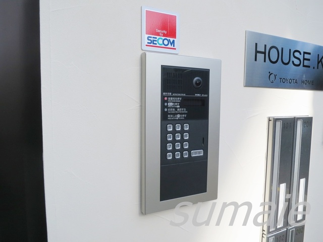 ＨＯＵＳＥ．Ｋ（ハウスＫ）のセキュリティ|オートロック完備です☆
