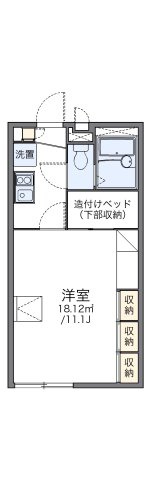 レオパレスＭ　Ｎ　Ⅱの間取り