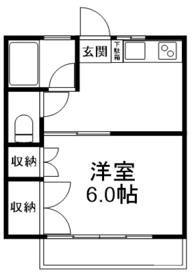 高根公団ハイツの間取り