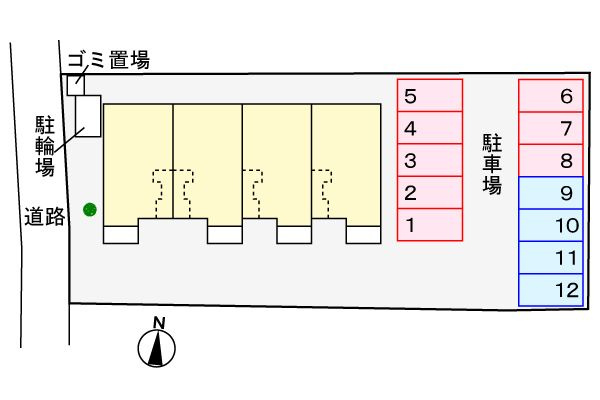 ピサンリの区画図