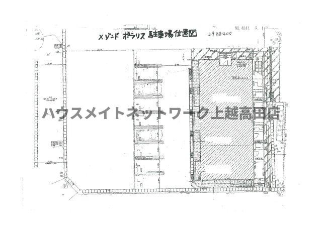 メゾンドポラリスの区画図|配置図
