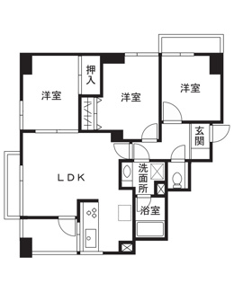 【間取り】 | 琳和クレストコート