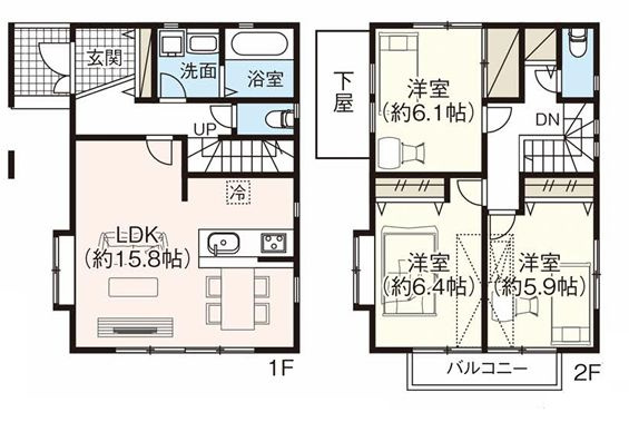【間取り】 | 立川市若葉町3丁目　中古戸建　全1棟