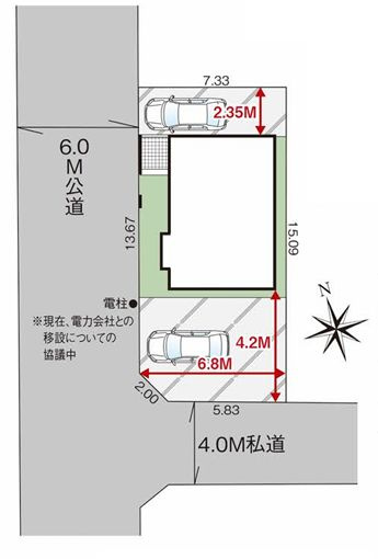 【区画図】 | 立川市若葉町3丁目　中古戸建　全1棟