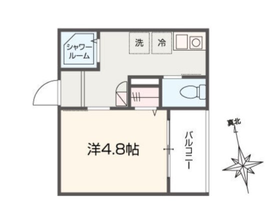 アイウシ梅島の間取り