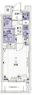 【間取り】 | パークウェル高輪 | 間取りです。
