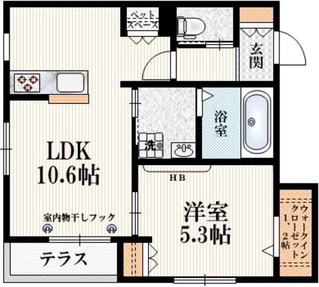 ドーマ吉祥寺の間取り|★１フロア２住戸★ウォークインクローゼット付き★