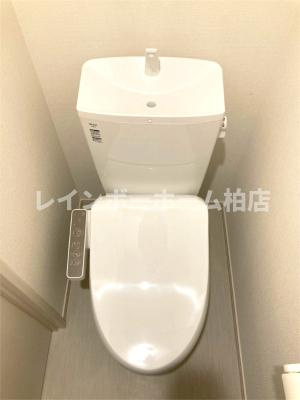 【仲介手数料：50％OFF】対象物件！のトイレ|落ち着いた色調のトイレです