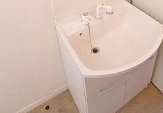 フラット四ツ木　Ｂの洗面所