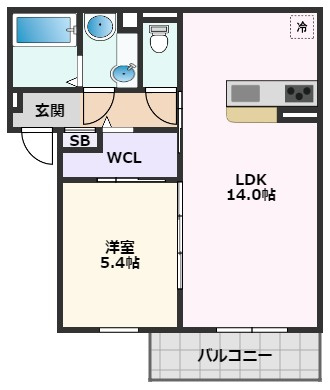 【間取り】 | ソフィアコート鳥飼 A棟
