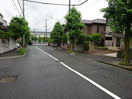 仁保南1丁目の前面道路含む現地写真