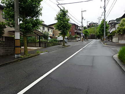仁保南1丁目の前面道路含む現地写真