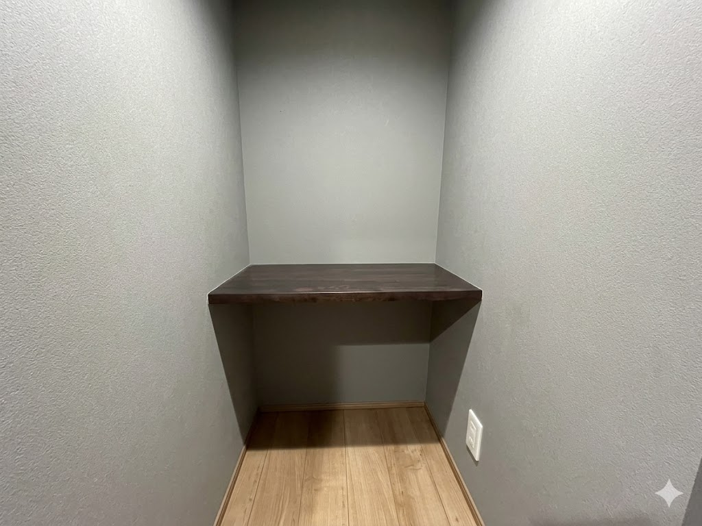 六万寺町1丁目　中古戸建　3980の玄関|カウンター。画像はAIを使用して編集しております