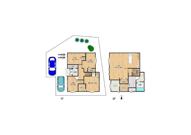 六万寺町1丁目　中古戸建　3980の間取り