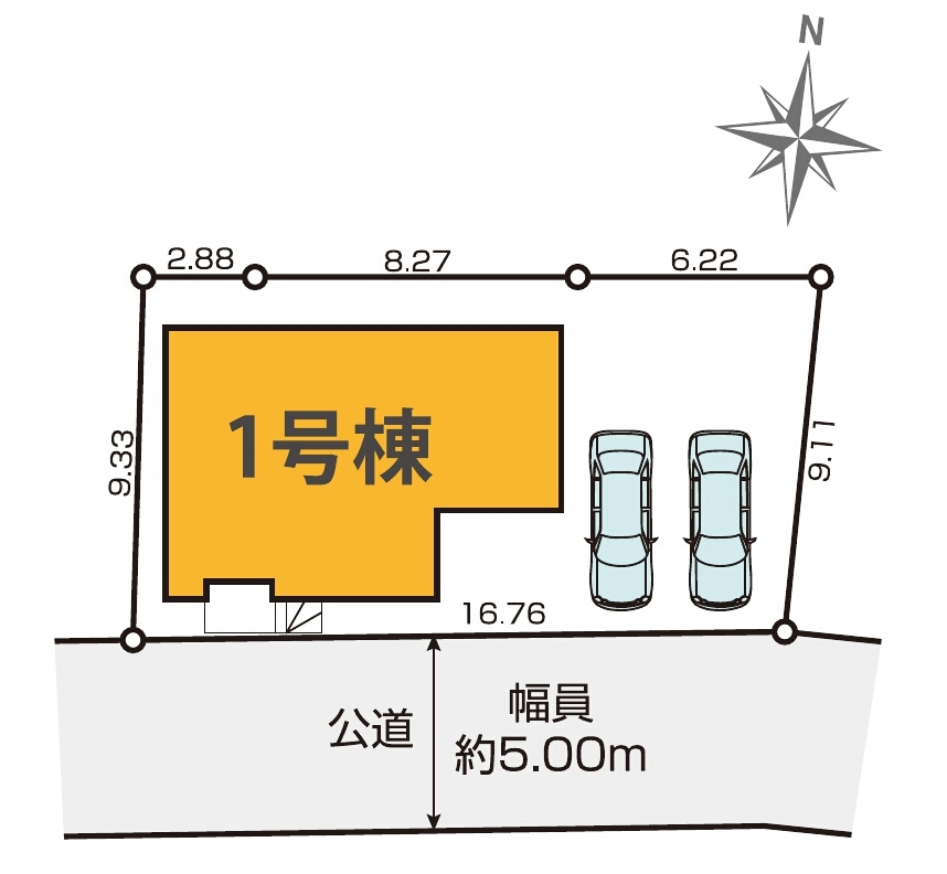 【内覧動画公開中！】西東京市保谷町5丁目　西武新宿線　西武柳沢駅　新築戸建の区画図