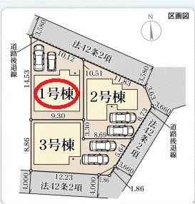 【区画図】 | リーブルガーデン枚方市招提大谷３丁目 | 区画図