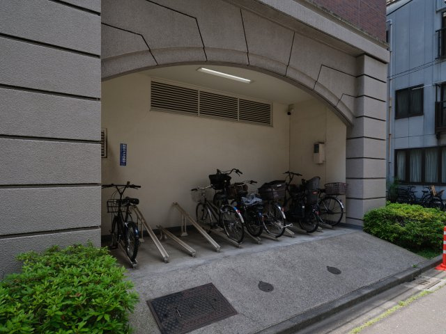 ファミールアクアージュの駐輪場|ファミールアクアージュ：敷地内に駐輪場もございます！
