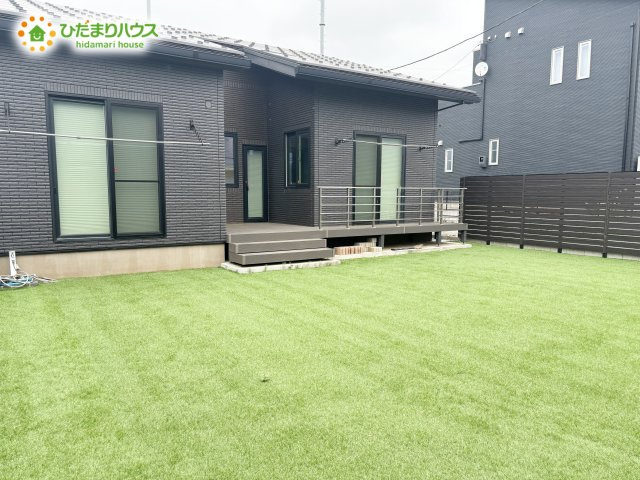 柏市船戸　築2年　平屋　中古戸建の庭