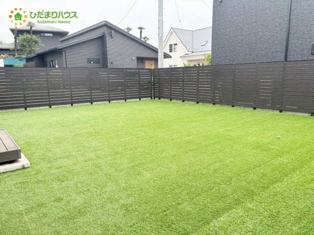柏市船戸　築2年　平屋　中古戸建の庭