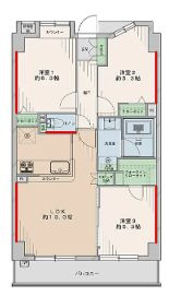 荒川区南千住７丁目の賃貸マンションの間取り