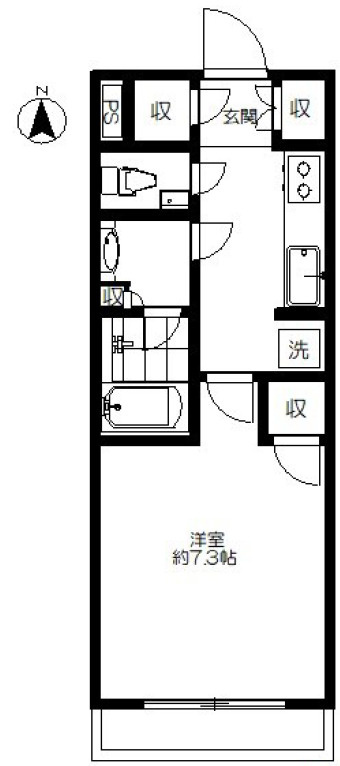 プレシス本駒込の間取り