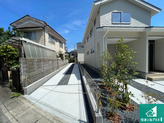 京都市西京区嵐山茶尻町　第2期　新築一戸建ての外観|お客様に長く安心して住んでいだだける事にこだわった家づくり！住んでからのアフターサービスにもしっかりと取り組んでいます！